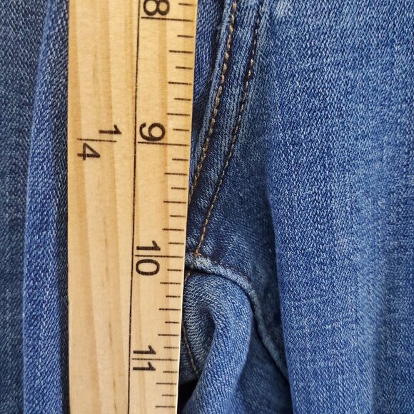 Levis Jeans Womens Size 16 Blue 505 Straight Stretch Denim Classic - Picture 7 of 13